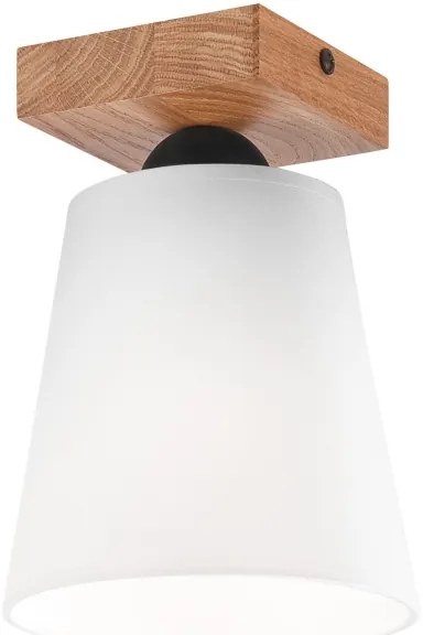 Prisadený luster LULA 1xE27/60W/230V dub