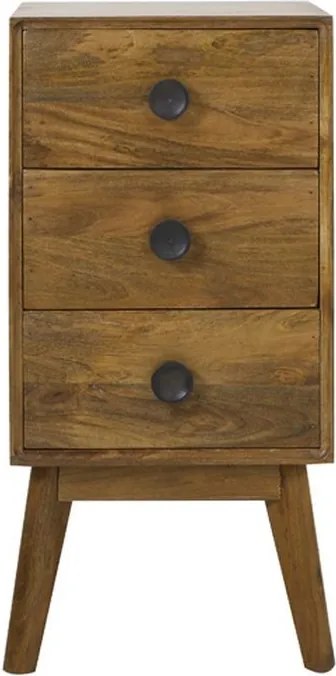 Drevená nízka komoda Espita so šuplíkmi - 40*40*80cm