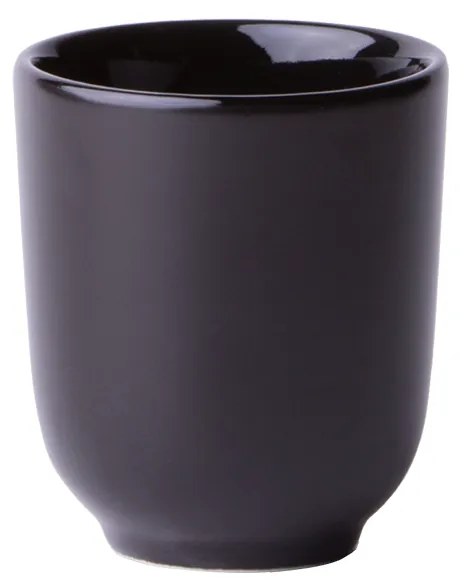 Šálka bez uška čierna 80 ml - Flow - 453122