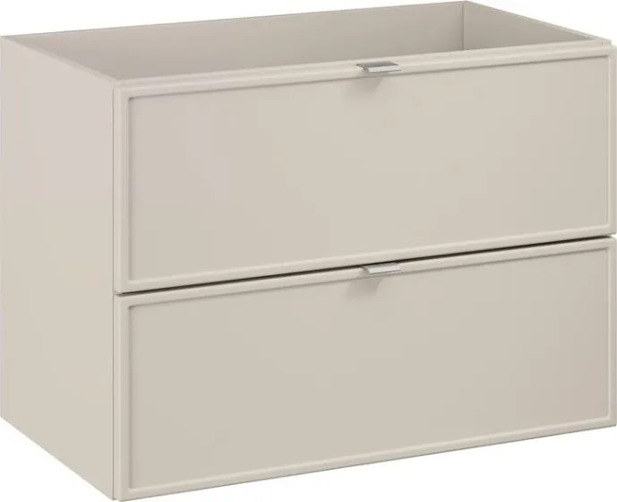 Závesná skrinka Bella kašmírová s doskou 100 cm kašmírová