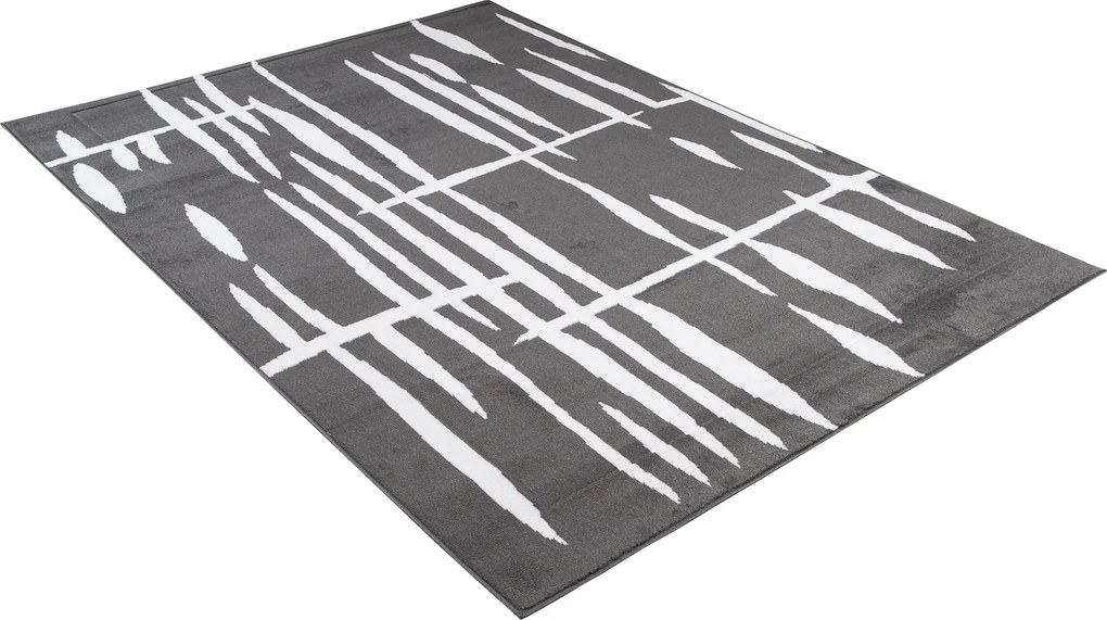 TA Koberec T967A TMAVO SIVÁ LACNÁ PP CRM Rozmer: 250x350 cm