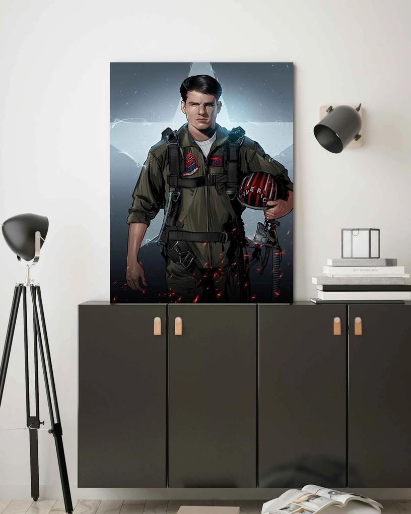 Gario Obraz na plátne Maverick, Tom Cruise - Nikita Abakumov Rozmery: 40 x 60 cm