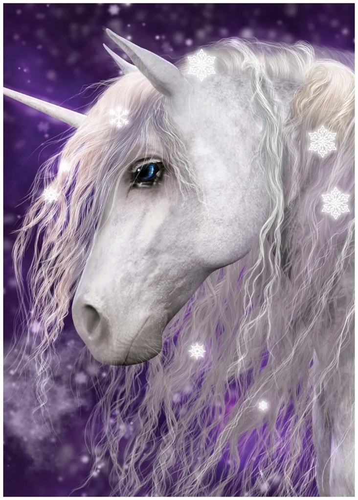 Fleecová deka Magický jednorožec - 100 x 140 cm