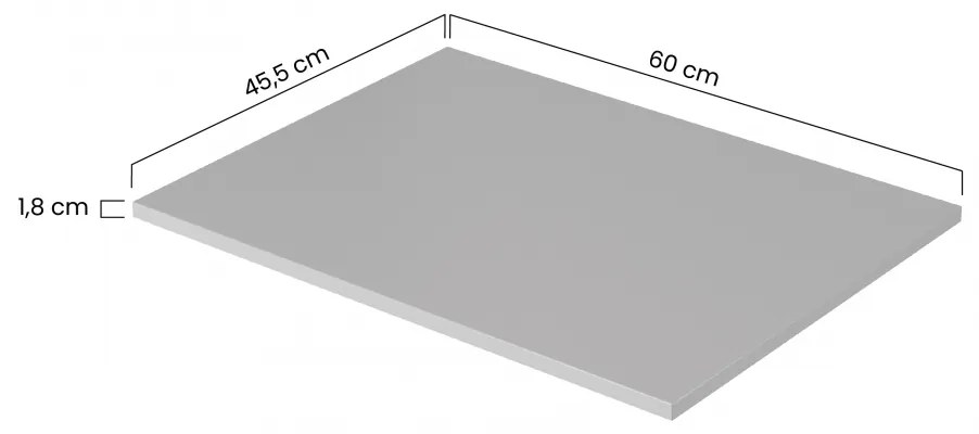 Pracovná doska Nicole 60 cm - kašmír