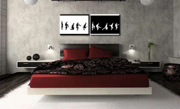 Ručne maľovaný POP Art obraz Monthy Python 2 dielny  mp