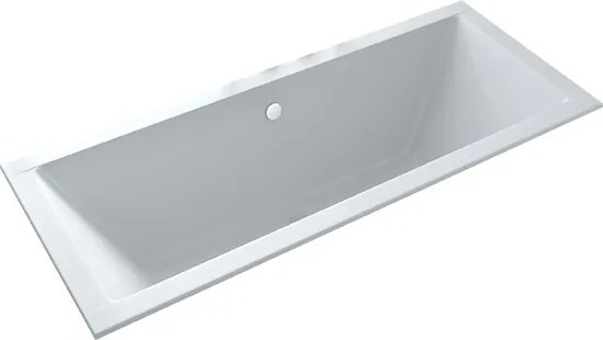 Besco Akrylátová obdĺžniková vaňa Quadro Slim 155x70 (165,170x75, 175,180x80, 190x90) BESCO-Rozmery: 175x80, BESCO-Farba: Biela