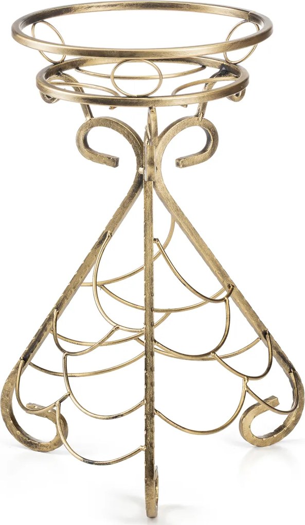 STOJAN NA KVETINÁČ OMRI 50X34,5 CM ZLATÁ