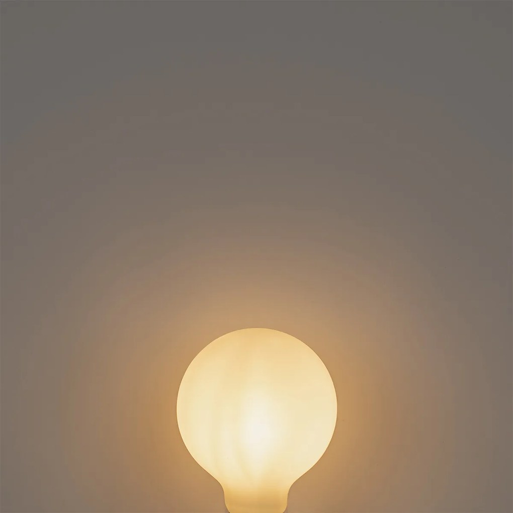 Sada 5 ks E27 3-stupňová stmievateľná LED lampa G95 matné sklo 5W 550 lm 2700K