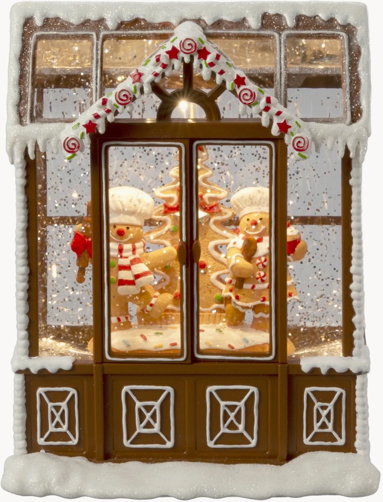 Vianočná LED dekorácia's časovačom Gingerbread House
