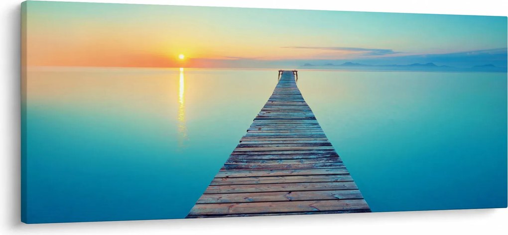 Obraz - Mólo do nekonečna (120x50 cm)
