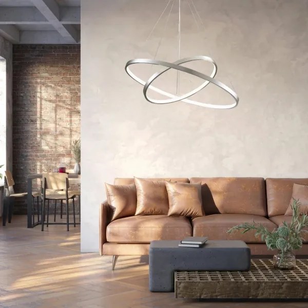 LED Luster na lanku LEA LED/35W/230V 4000K pr. 60 cm chróm