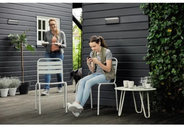 Philips 16483/93/P3 - LED Vonkajšie nástenné svietidlo BUSTAN 2xLED/4,5W IP44