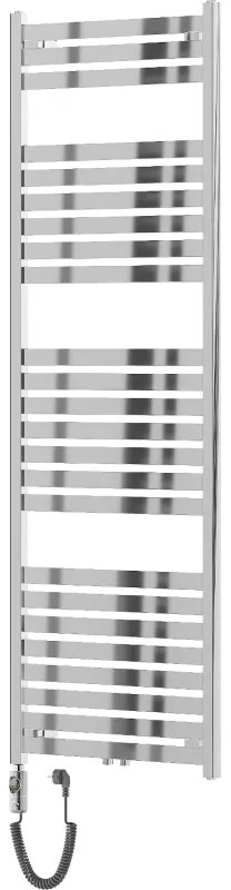 Mexen Uran, elektrické vykurovacie teleso 1800x600 mm + vykurovacia tyč 900 W, chrómová, W105-1800-600-2900-01