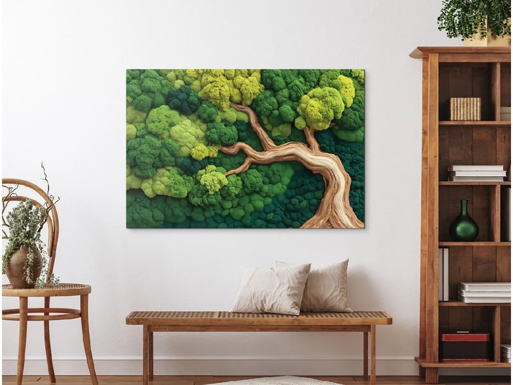 drevko |  Machový obraz Opora (UV tlač)  45 x 675 cm