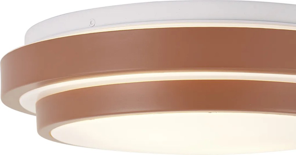 Moderné stropné svietidlo Sienna s bielou 34cm 2-svetlé IP44 - Walden