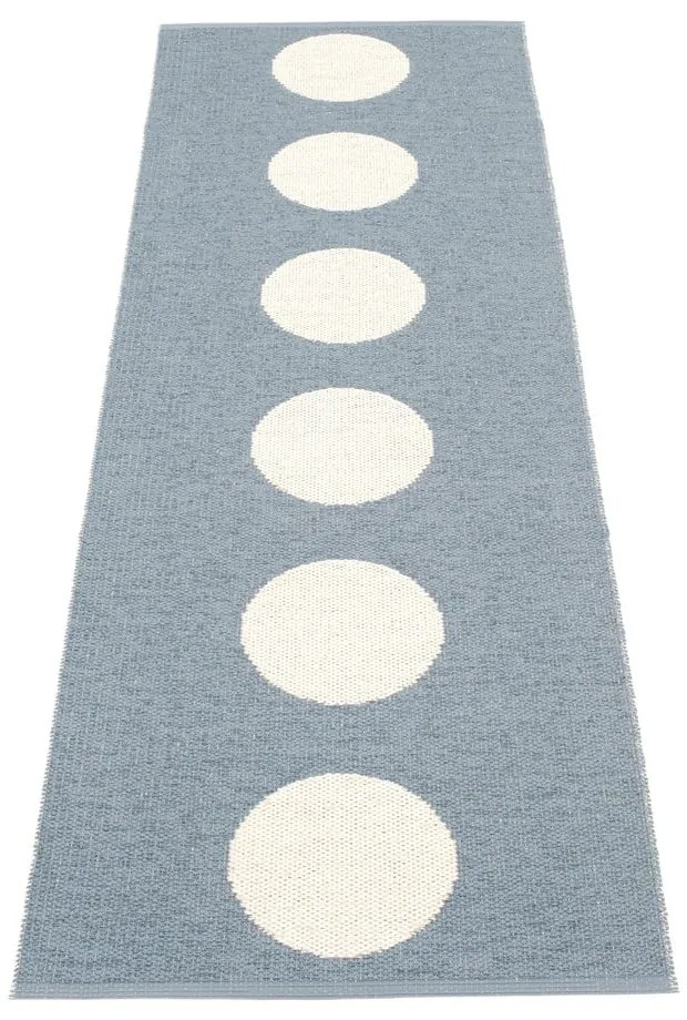 Svetlomodrý vnútorný a vonkajší behúň 70x225 cm Vera Storm – Pappelina