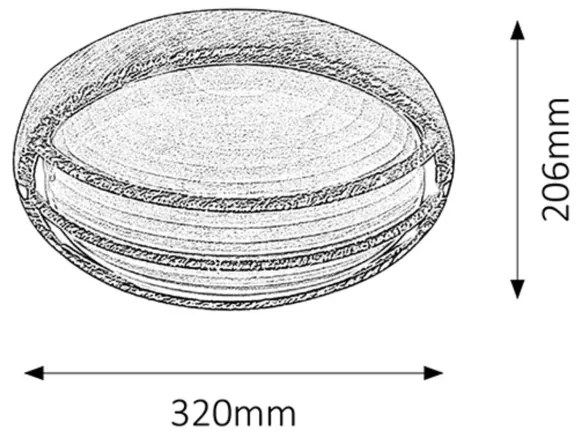 Rabalux 8499 - Vonkajšie nástenné svietidlo HEKTOR 1xE27/100W/230V