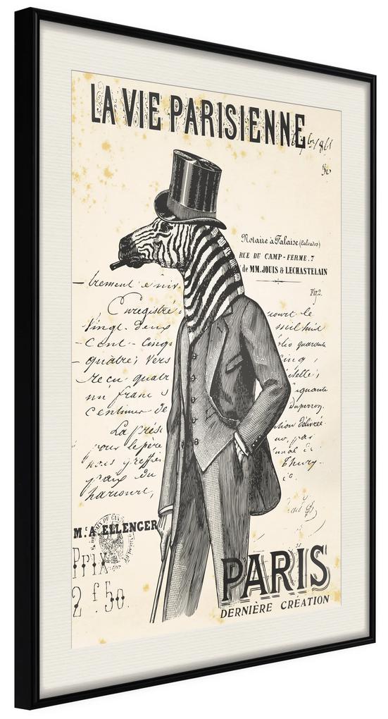 Artgeist Plagát - La Vie Parisienne [Poster] Veľkosť: 40x60, Verzia: Čierny rám s passe-partout