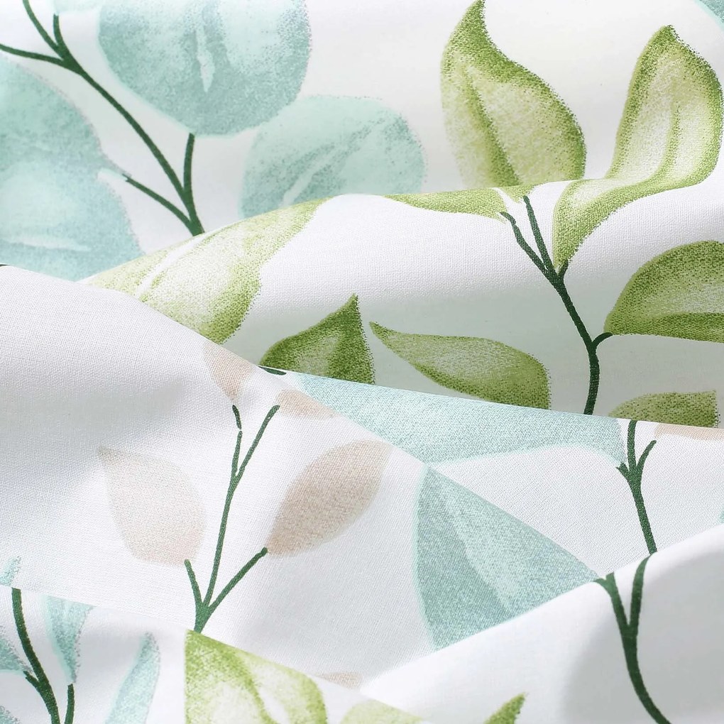 Bavlnené posteľné obliečky Deluxe - Maľované lístky