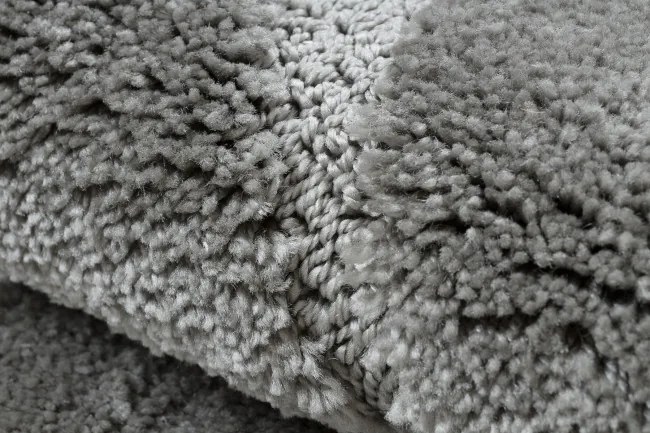 Kúpeľňový koberček SUPREME STONES kamienky, sivý kruh