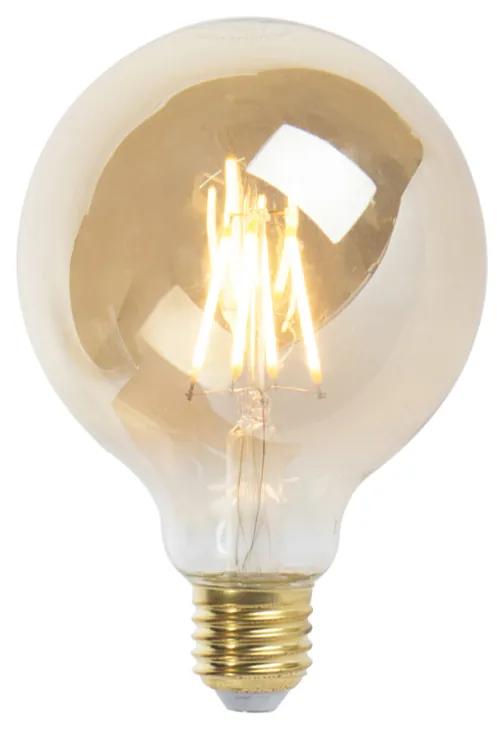 E27 stmievateľná LED lampa G95 goldline 5W 360 lm 2200K