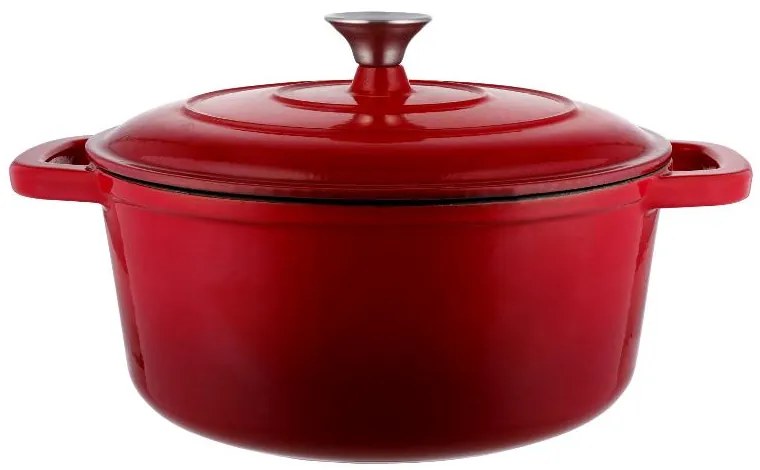 Silvercrest® Liatinový hrniec, 5,6 l (červená) (100393102)