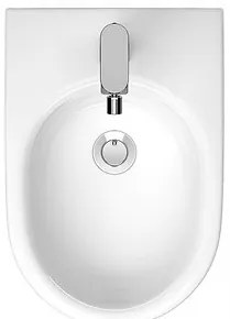 Cersanit Larga Oval, závesný bidet CleanOn, biela, K120-006