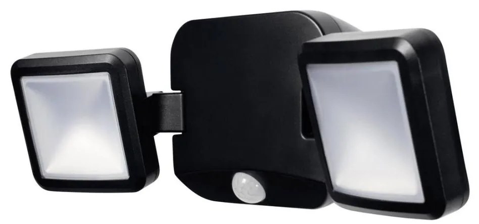 Ledvance - LED Vonkajšie nástenné svietidlo so senzorom BATTERY 2xLED/10W/4xD IP54 P224463