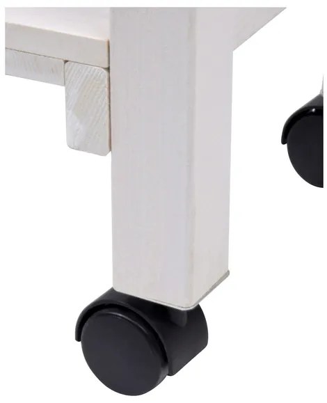 dobar Vyvýšený záhon s mriežkou, 79 x 28,5 x 130 cm (biela)  (100371497)