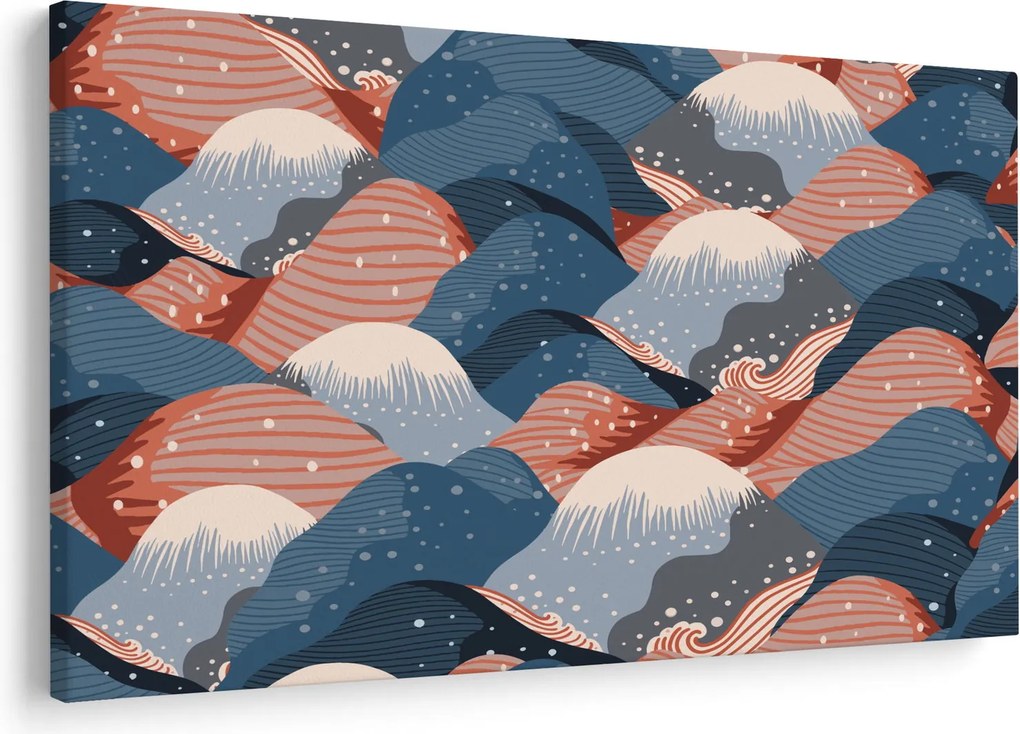Obraz - Japonské vlny (90x60 cm)