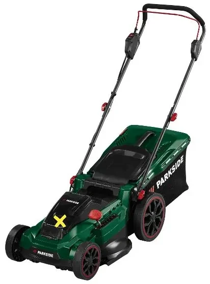 Parkside® Aku kosačka na trávu Prma 40-Li D2 + Akumulátor PAP 20 B3 20 V/4 Ah, 2 kusy + Nabíjačka akumulátora 20 V/4,5 A PLG 20 C3 (800010128)