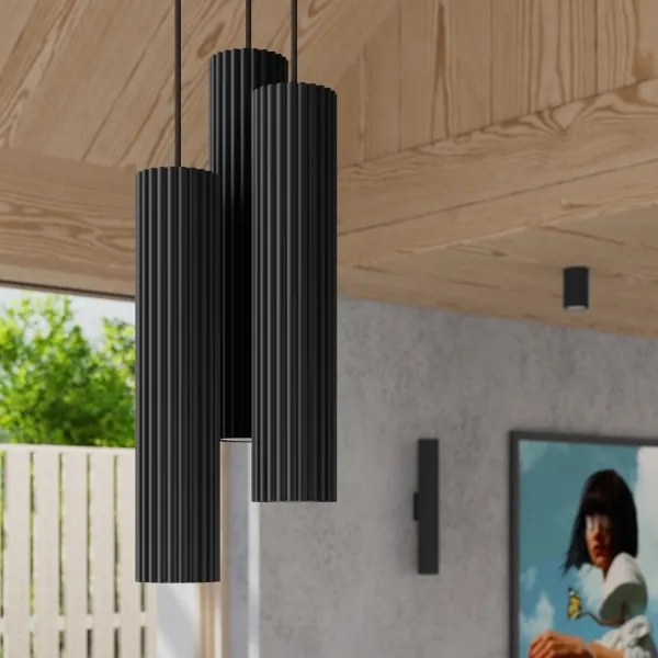 Brilagi - LED Nástenné svietidlo CRESTO 2xGU10/10W/230V 20 cm čierna