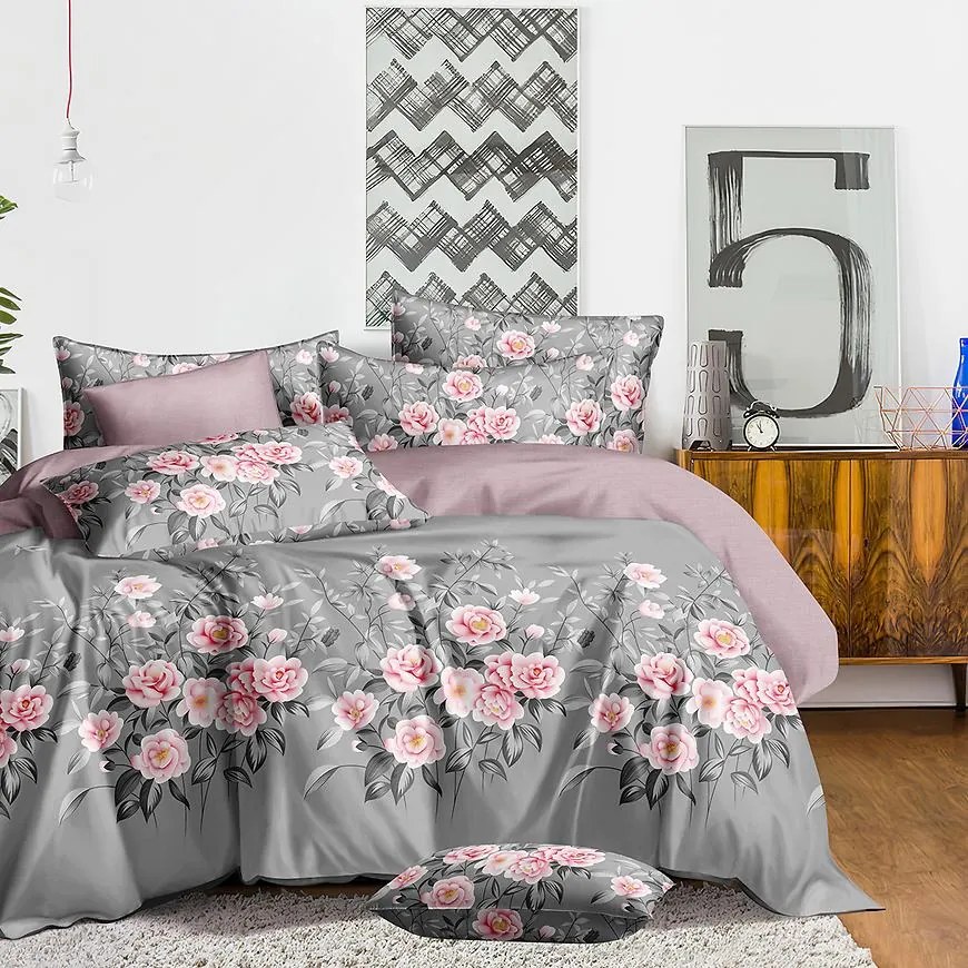 Posteľná bielizeň z mikrovlákna ALBS-7383 160x200 Lasher