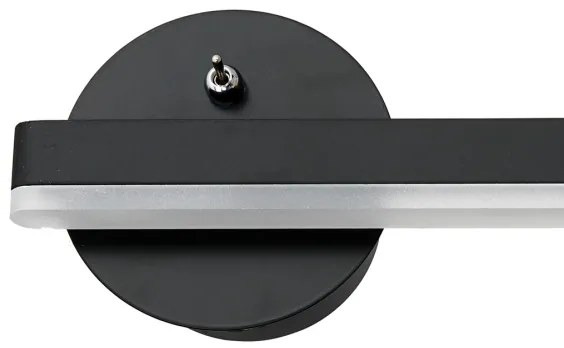 LED Nástenné svietidlo SYDNEY LED/6W/230V čierna