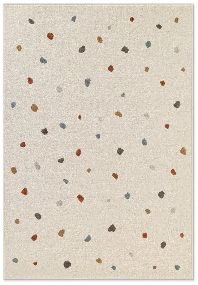 Krémový detský koberec 120x170 cm Funny Dots – Hanse Home
