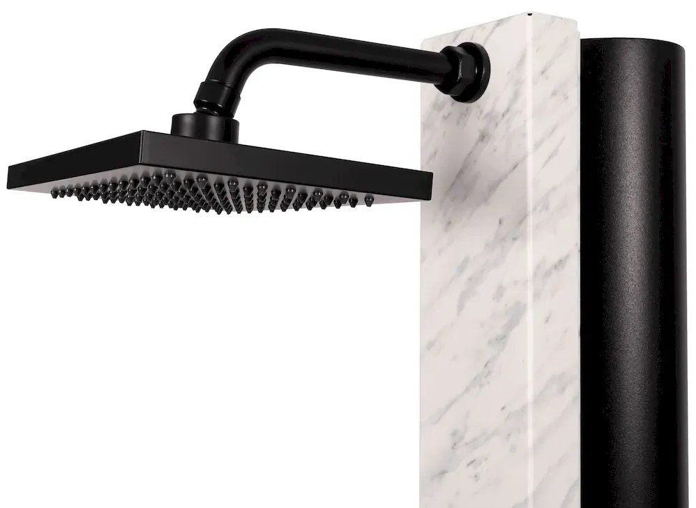 Solárna sprcha CRM Atlas Garden Calacatta 40 l sprchou na nohy