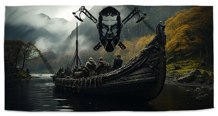 Sablio Uterák Vikingové Loď - 30x50 cm