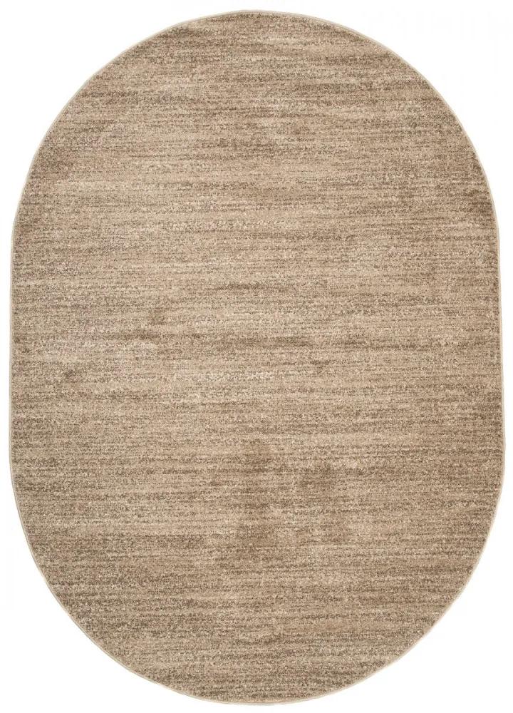 Kusový koberec Remon béžový ovál, Velikosti 140x190cm