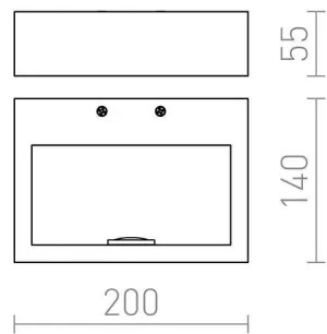 RED - Design Rendl - R12595 - LED Nástenné svietidlo NEMAN LED/10W/230V