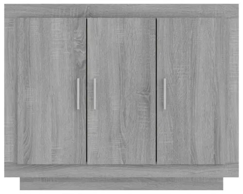 vidaXL Komoda sivý dub sonoma 92x35x75 cm spracované drevo-