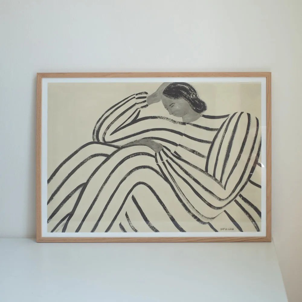 Moikka Plagát Waiting by Sofia Lind 50x70 cm