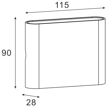 Zuma Line SJ22621- LED Vonkajšie nástenné svietidlo SHADOW LED/12W/230V IP65 čierna