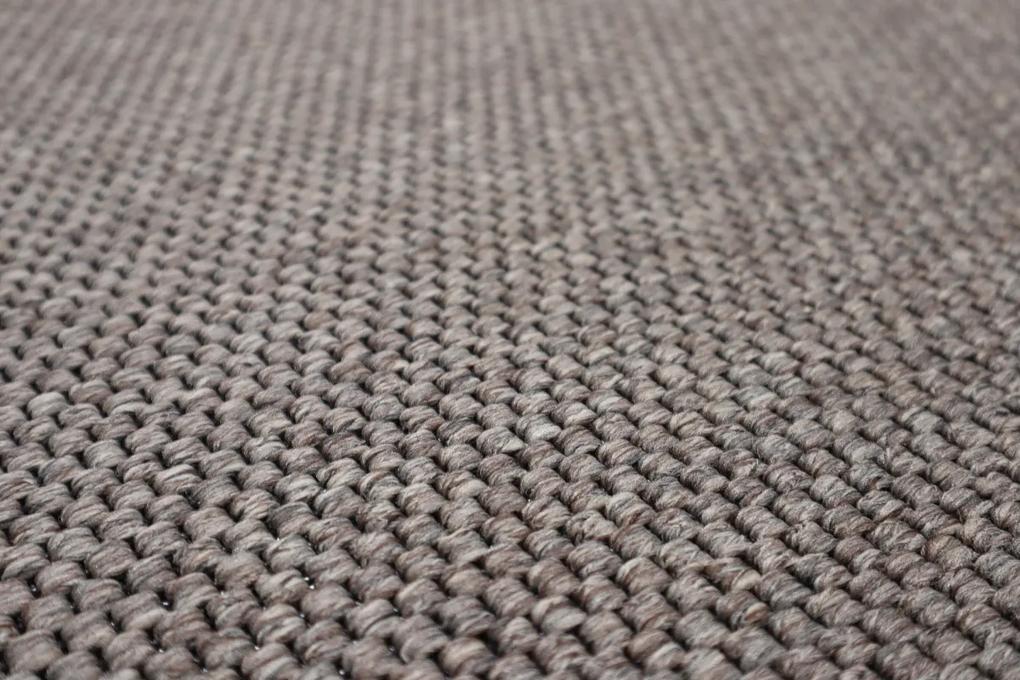 Vopi koberce Kusový koberec Nature hnedý štvorec - 200x200 cm