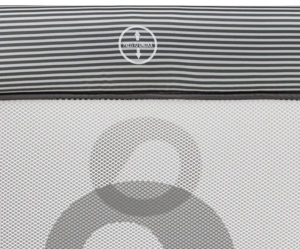 Lionelo - Hracia ohrádka BONNIE Sivá Scandi