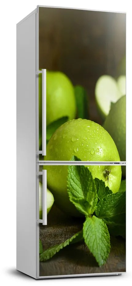 Fototapeta na chladničku Zelené jablká FridgeStick-70x190-f-110366916