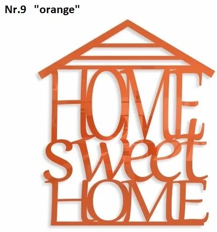 Home sweet home dekoračný nápis na stenu čierna