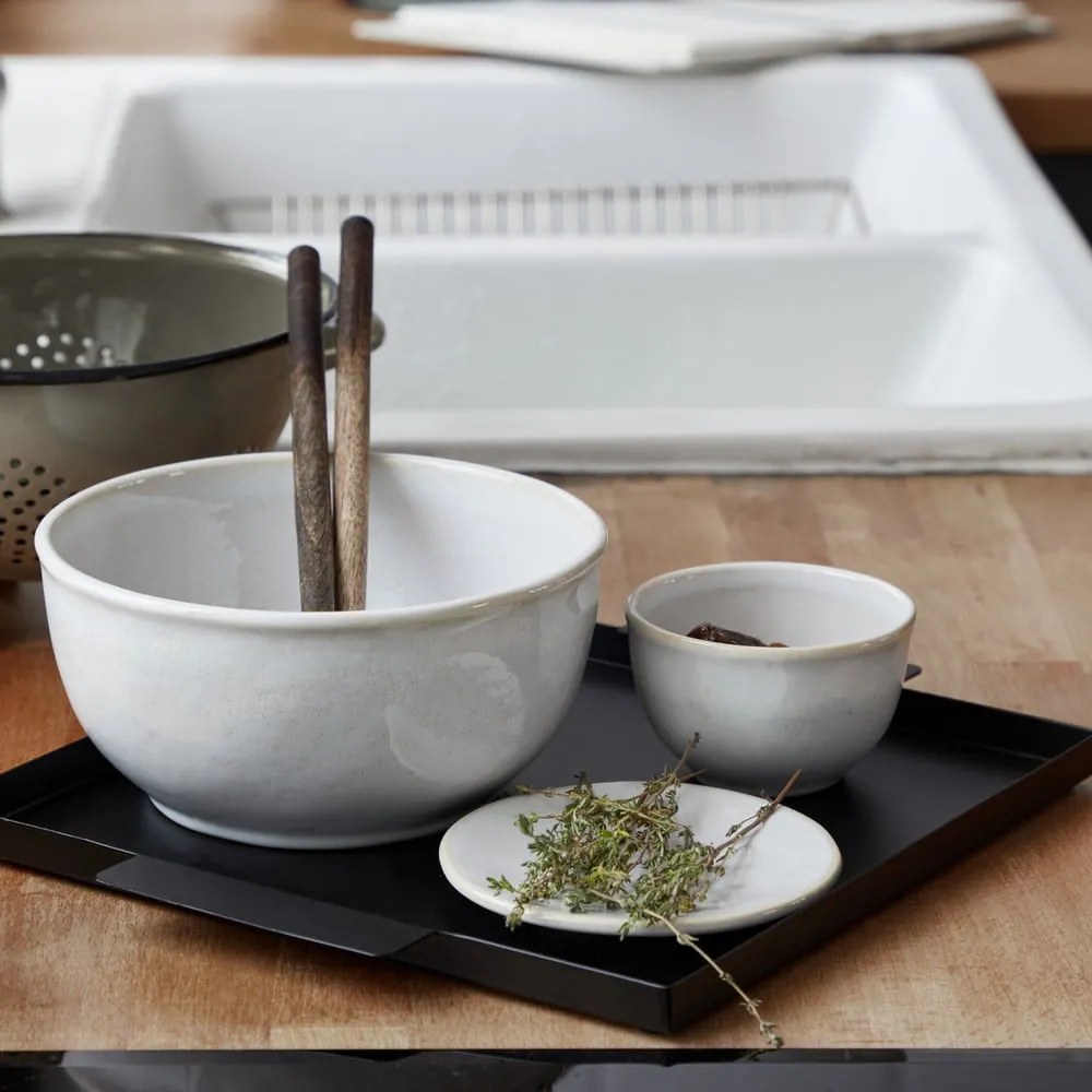 Biela kameninová misa Costa Nova Roda, ⌀ 19 cm