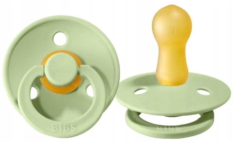 Kaučukový cumlík BIBS Colour 6m+ Farba: biela
