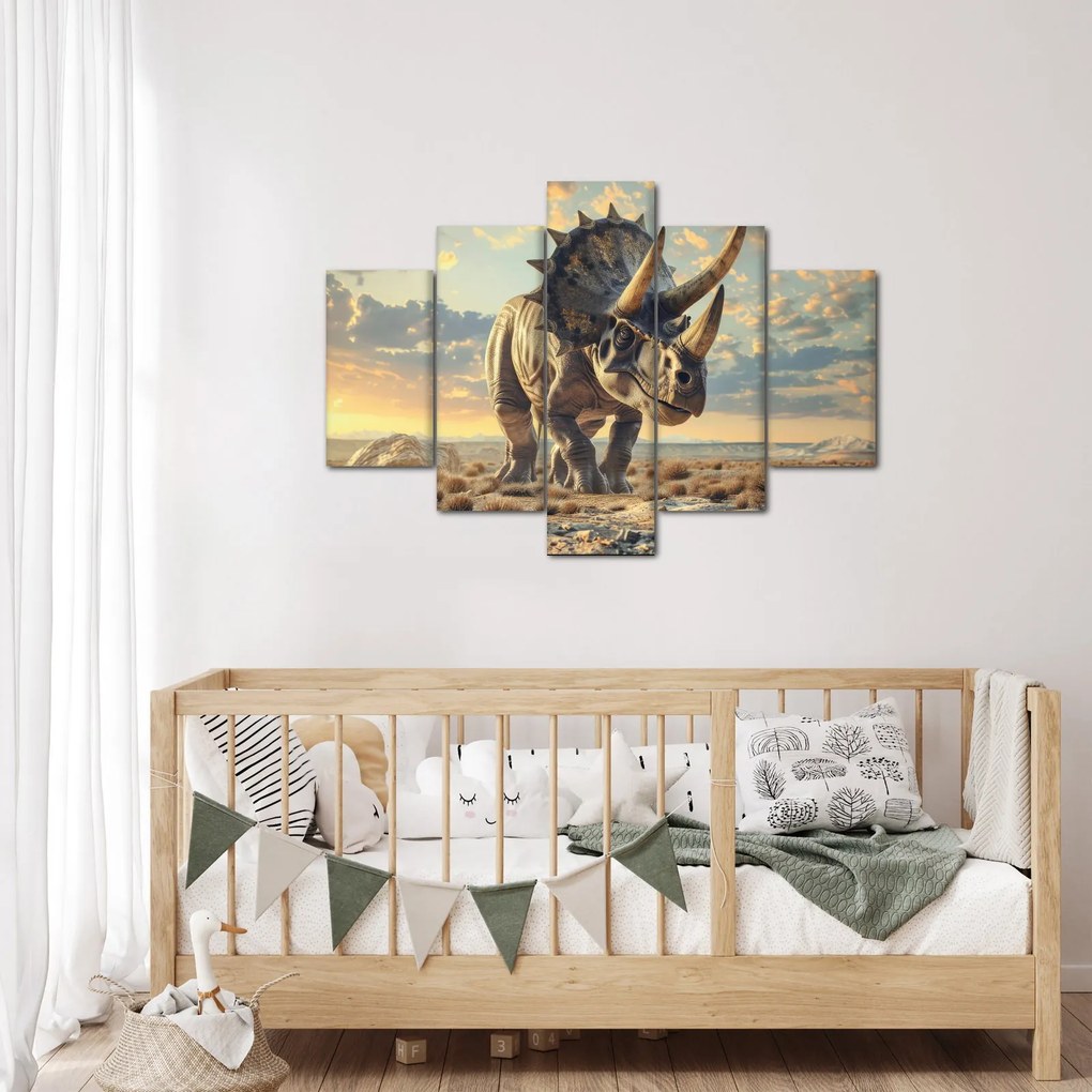Obraz - Triceratops (150x105 cm)
