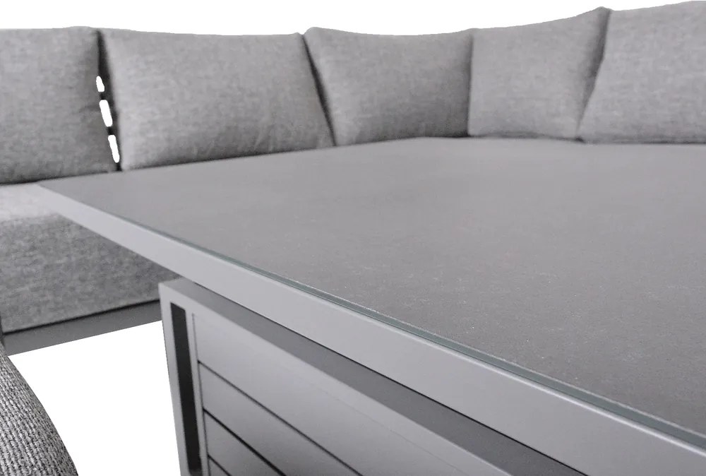 TAMPA hliníková súprava šedá